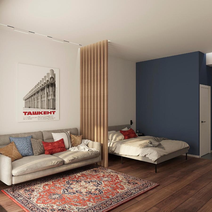 Blueloft 52 I Tashkent Apartment With Balcony Buitenkant foto